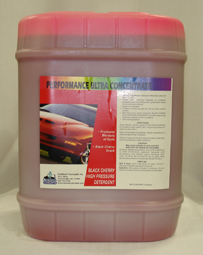 Black Cherry High Pressure Detergent Ultra Concentrate Black Cherry High Pressure Detergent Ultra Concentrate